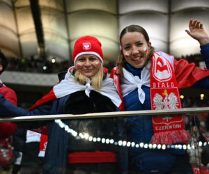 Tak się bawią kibice na meczu Polska - Albania. Gorąca atmosfera na PGE Narodowym