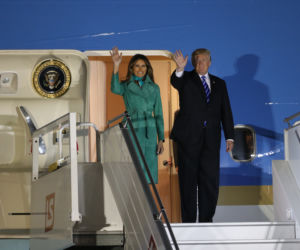 Air Force One wylądował w Warszawie