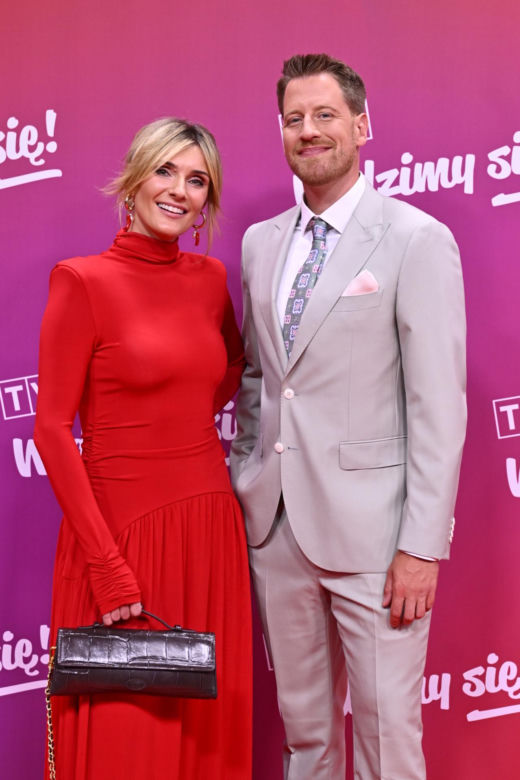Tak się pokazał Jacek Borkowski z żoną na ramówce TVP. Miłość aż bucha!