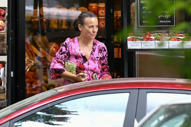 Anna Mucha na bazarku