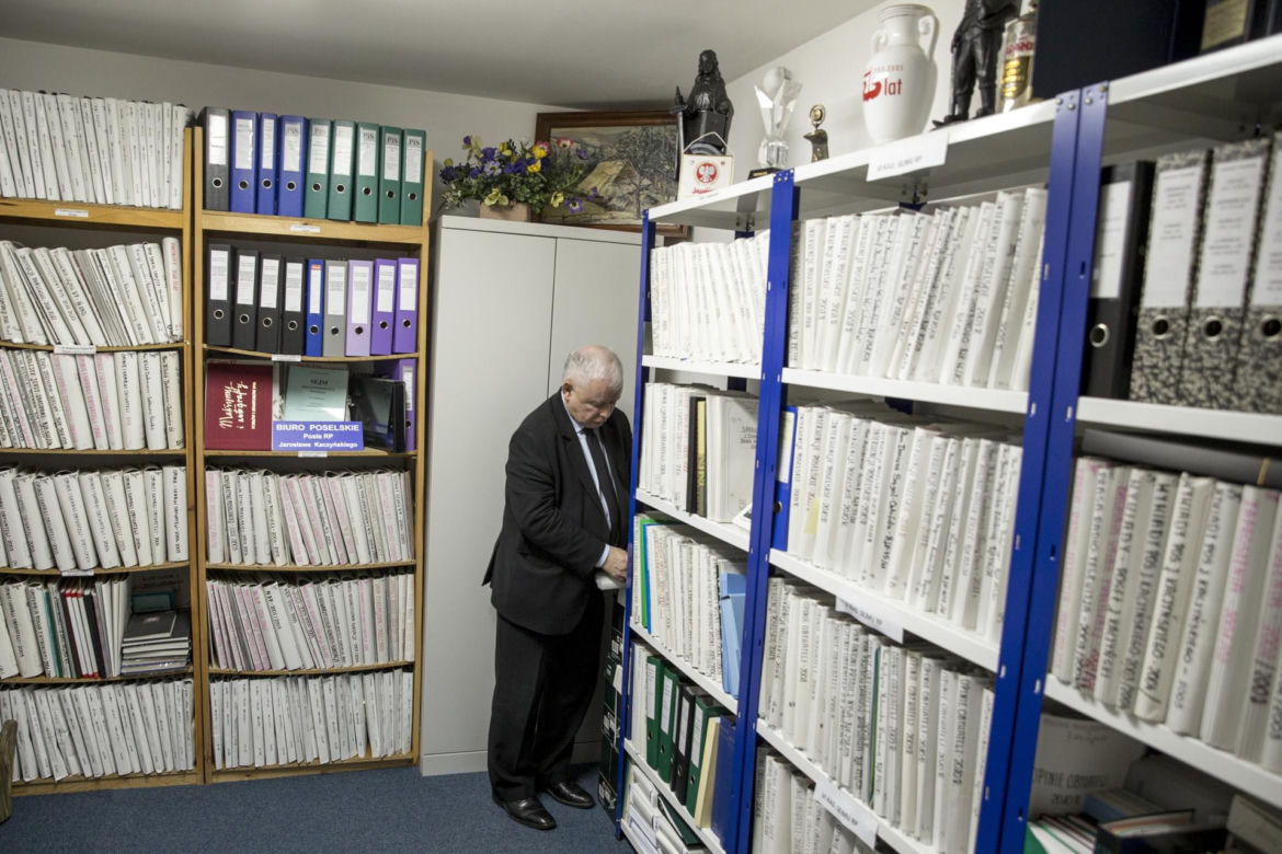 Tak wygląda gabinet Jarosława Kaczyńskiego