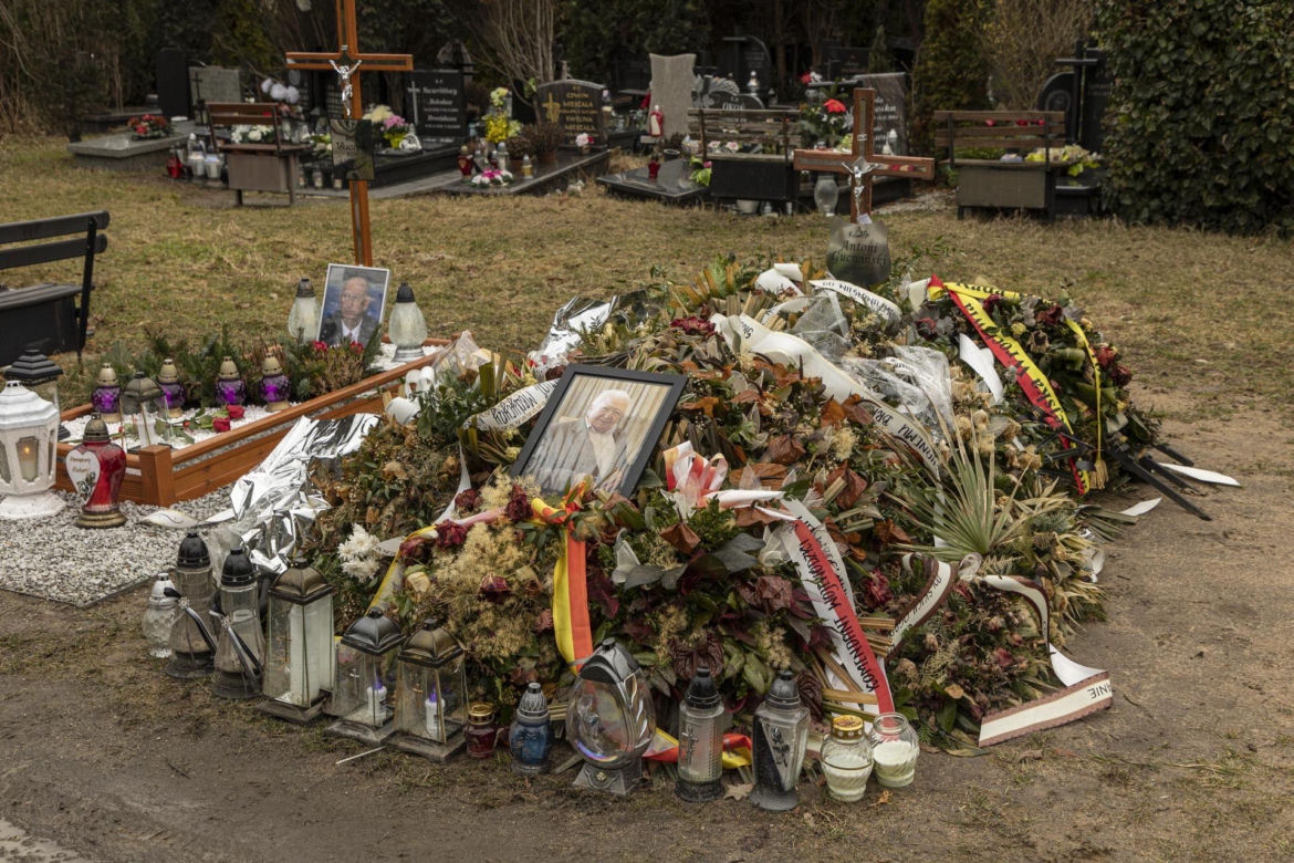 Grób Antoniego Gucwińskiego. Tu spocznie Hanna Gucwińska?