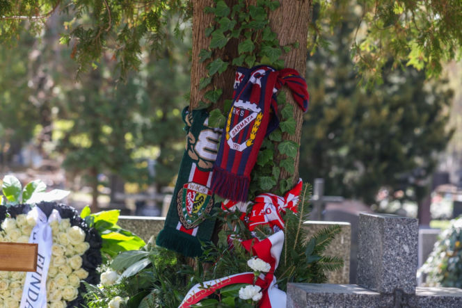 Tak wygląda grób Jacka Magiery dwa dni po pogrzebie