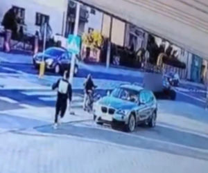 Potrącił 10-latka na pasach i uciekł. Szokujące nagranie z monitoringu