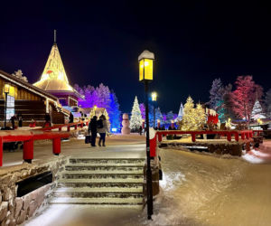 Rovaniemi w Finlandii. Wioska Świętego Mikołaja