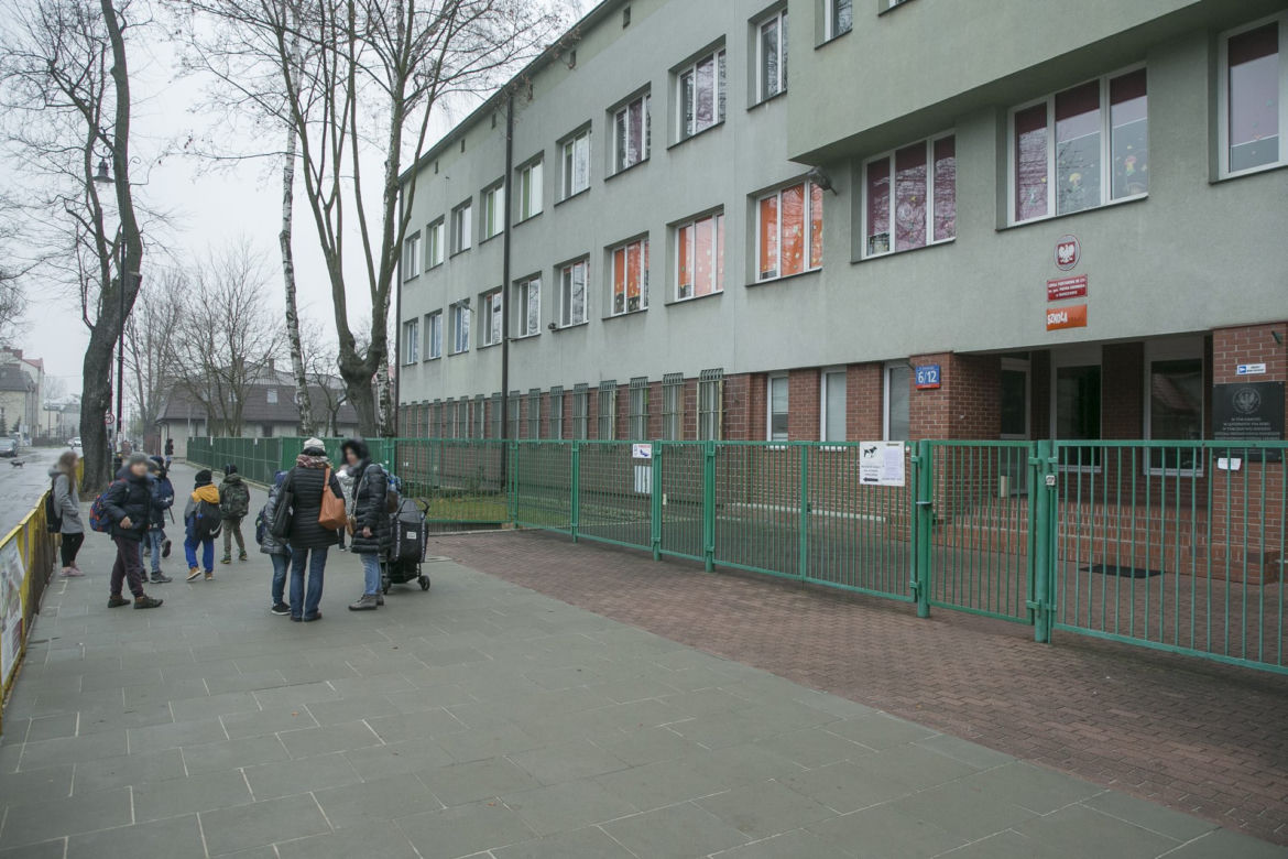 Zamknięta szkoła przy ul. Boremlowskiej