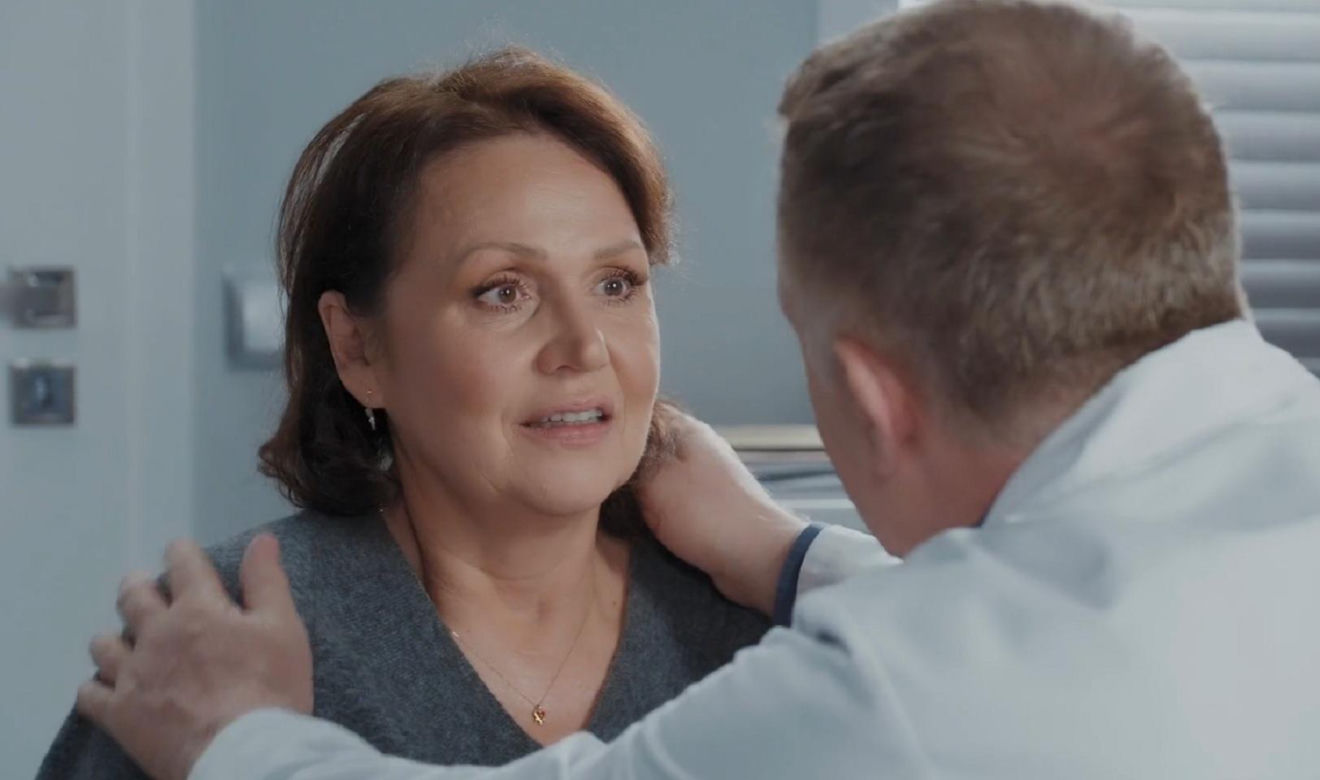 M jak miłość. Marysia (Małgorzata Pieńkowska), Artur Rogowski (Robert Moskwa)