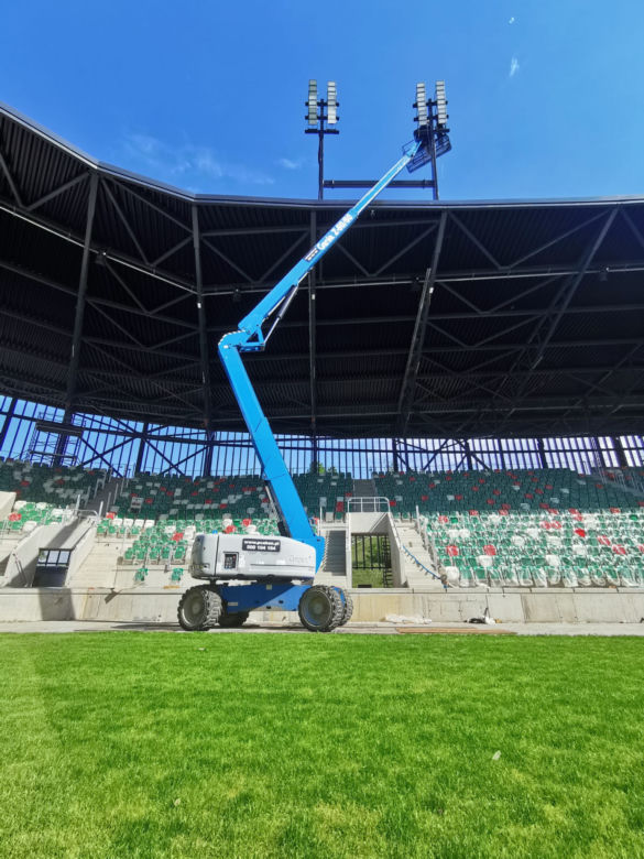 Budowa Zagłębiowskiego Parku Sportowego w Sosnowcu Zagórzu