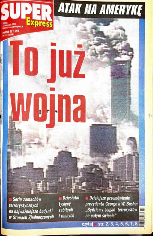 Atak na WTC. Tak opisywaliśmy go 25 lat temu