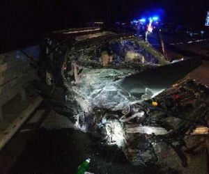 Jechał pod prąd autostradą A4 i doprowadził do wypadku