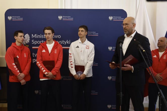 Kacper Tomasiak, Władimir Semirunnij i inni na spotkaniu u Ministra Sportu