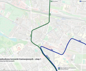 Remont torowisk na ul. Kołłątaja i Asnyka
