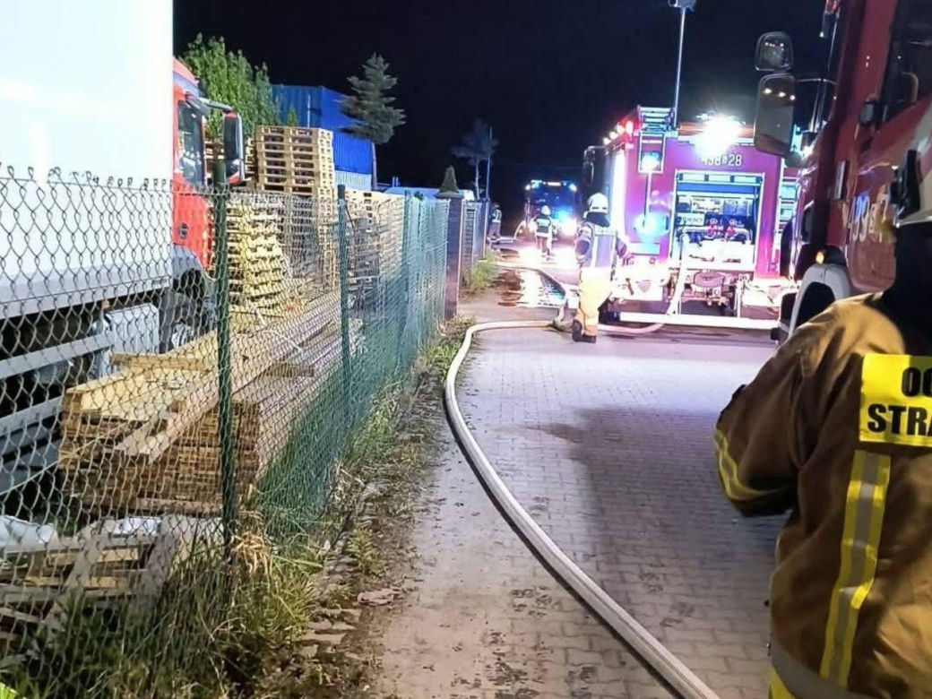 Pożar domu w Ustroniu
