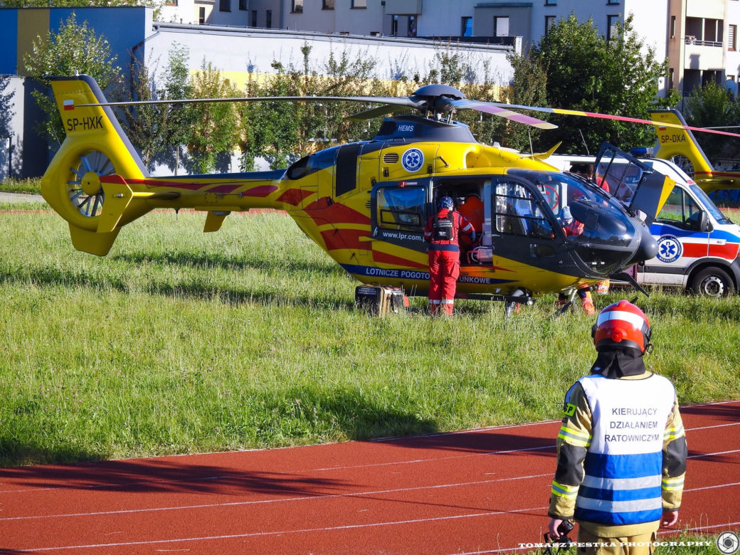 Tychy: Dramatyczna akcja służb. Robili wszystko, by ratować rannego chłopca
