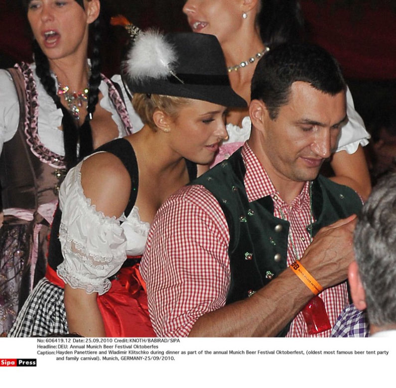 Władymir Kliczko i Hayden Panettiere