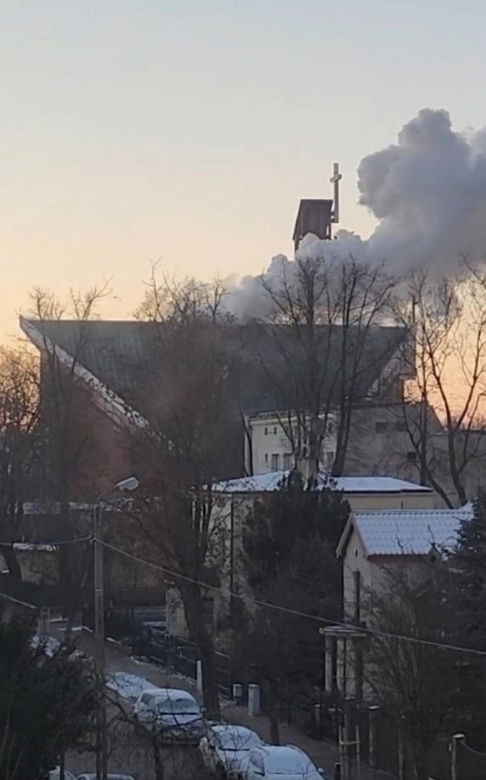 Pożar kościoła w Lublinie. Dramatyczna akcja strażaków!