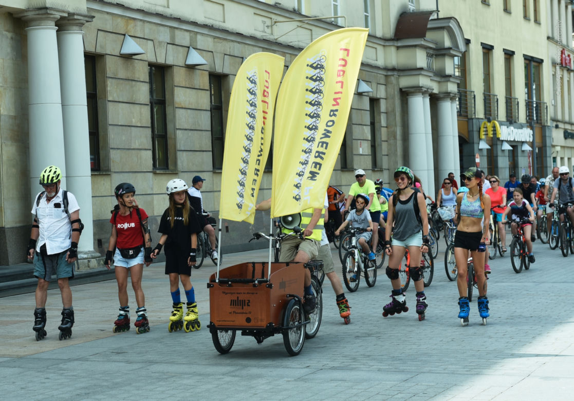 Rowerzyści i rolkarze przejechali przez Lublin. Trwa Ekopiknik nad Zalewem