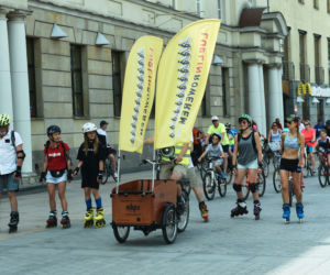 Rowerzyści i rolkarze przejechali przez Lublin. Trwa Ekopiknik nad Zalewem