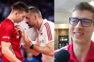 Pytamy Kamila Semeniuka, czy jest pewniakiem w szóstce Grbicia. Szeroki uśmiech: „Ale pan ciśnie...”
