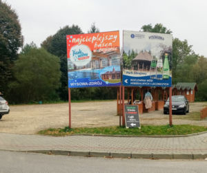Opuszczony park wodny w Wysowej Zdrój
