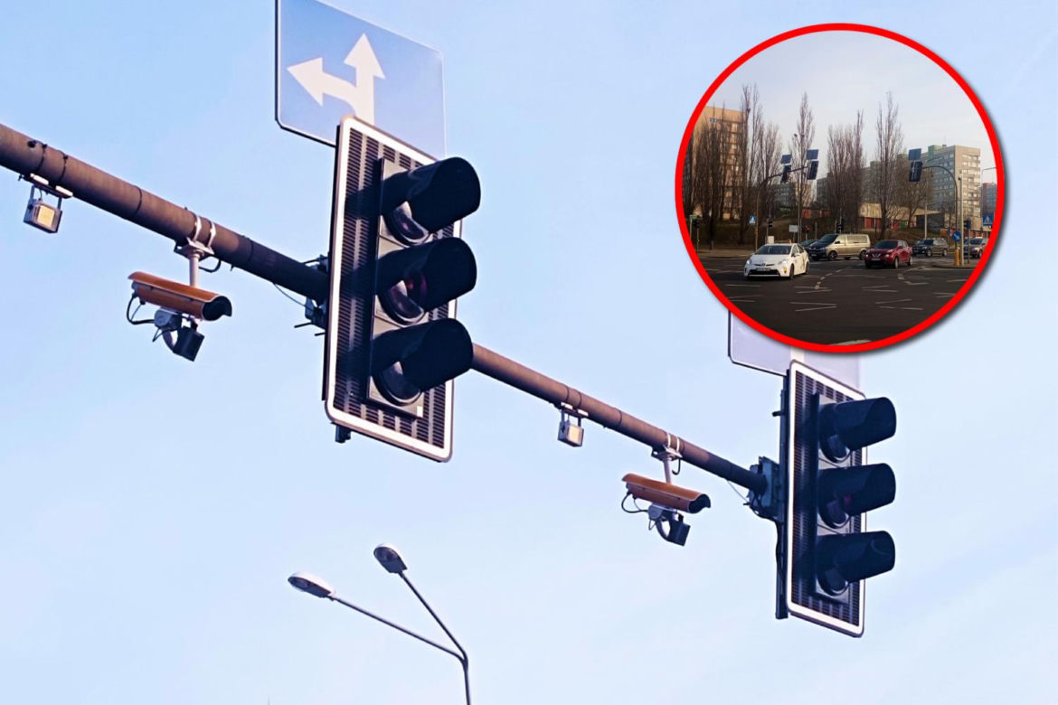 Na skrzyżowaniu ulic 26 Kwietnia, Derdowskiego i Taczaka uruchomiono system RedLight3