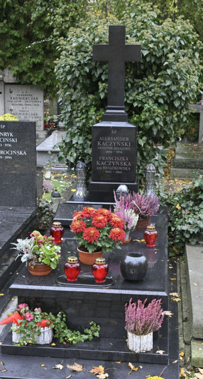 Grób rodziców Jarosława  Kaczyńskiego