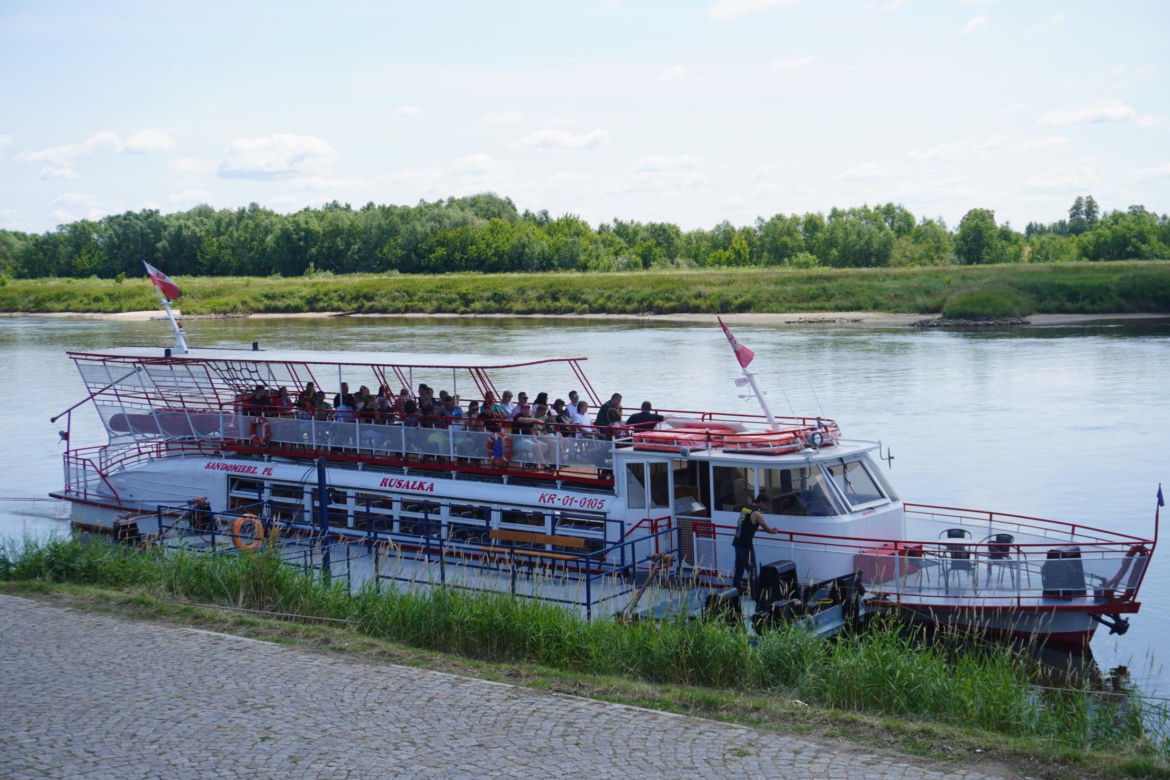 Sandomierz. Bulwary nad Wisłą