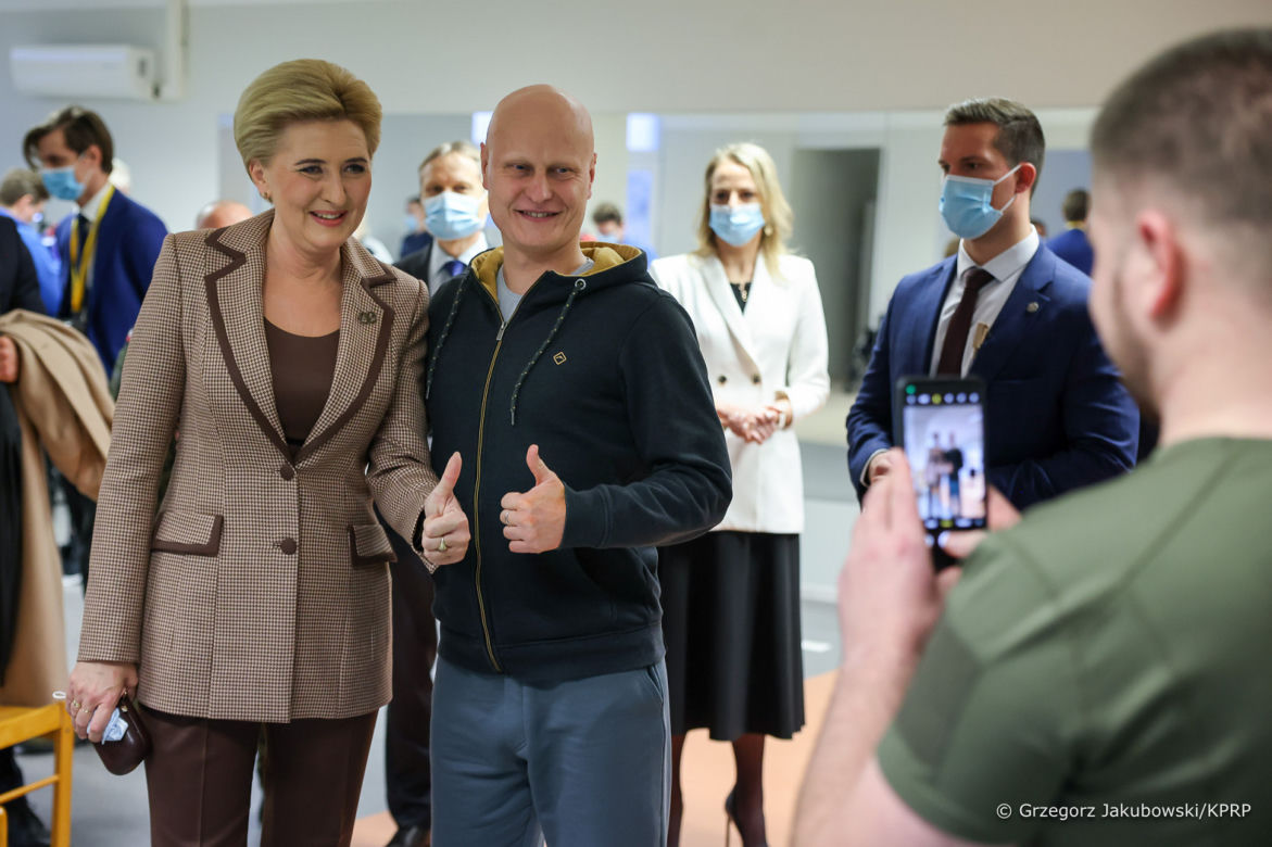 Agata Duda w Rydze