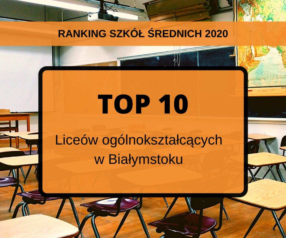 Które licea w Białymstoku są najlepsze? Jest najnowszy ranking szkół 