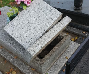 KOSZMAR w Siemianowicach Śląskich! Ktoś zdewastował groby! [ZDJĘCIA]
