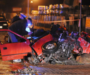 Łódź: Tragiczny wypadek - matka i syn nie żyją. Suzuki zderzyło się z tirem