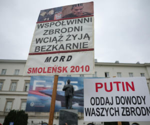Obchody miesięcznicy smoleńskiej w Warszawie