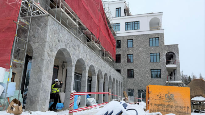 Budowa hotelu Salamandra w Kościelisku - luty 2026