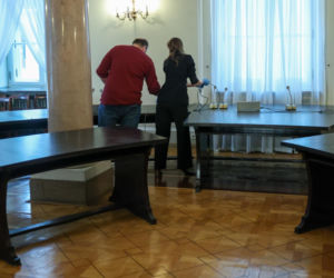 Demontaż okrągłego stołu w Pałacu Prezydenckim