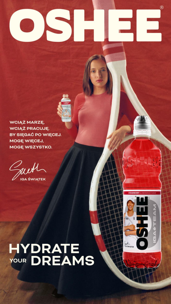 Iga Świątek w nowej kampanii OSHEE