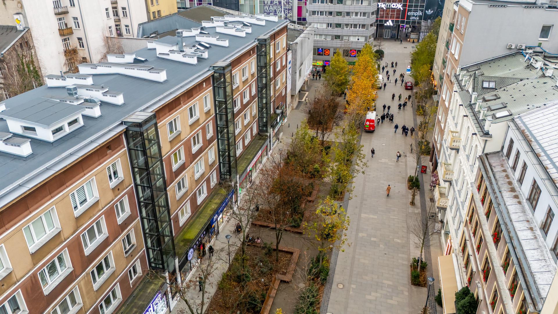 Nowe Centrum Warszawy zimą