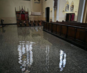 Potop w kościele w Mysłowicach. Zalana świątynia i ogromne straty