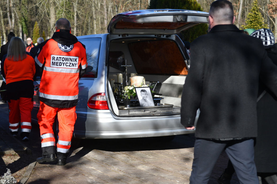 Ostatnie pożegnanie ratownika medycznego, który zmarł na dyżurze