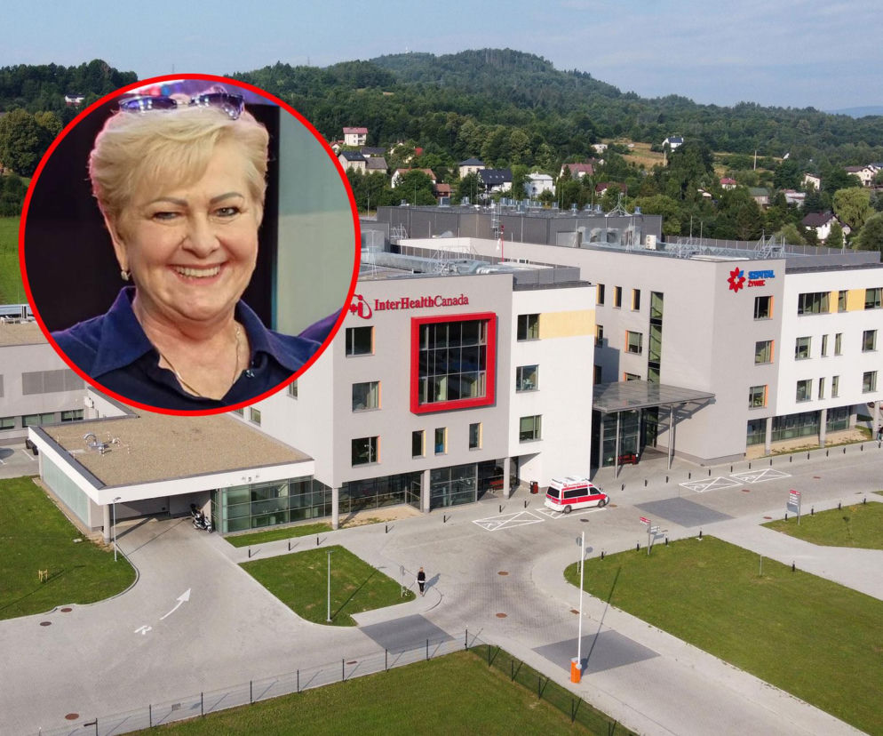 Małgorzata Pępek, posłanka KO, uśmiecha się na tle Szpitala Żywiec, w którym miała skorzystać ze specjalistycznego badania poza kolejką. Cała afera jest szeroko komentowana, a więcej na ten temat przeczytasz na naszym portalu.