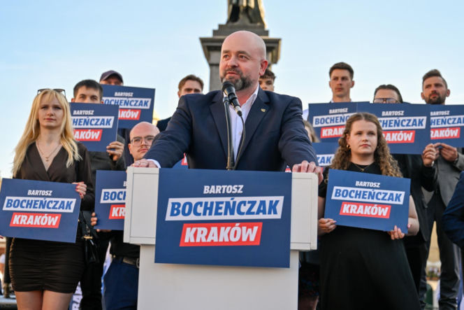 Mentzen i Bosak przedstawili swojego kandydata na prezydenta Krakowa