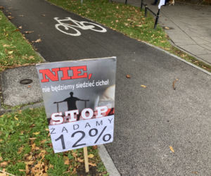 Protest pracowników sądownictwa: Tak wygląda czerwone miasteczko w Warszawie