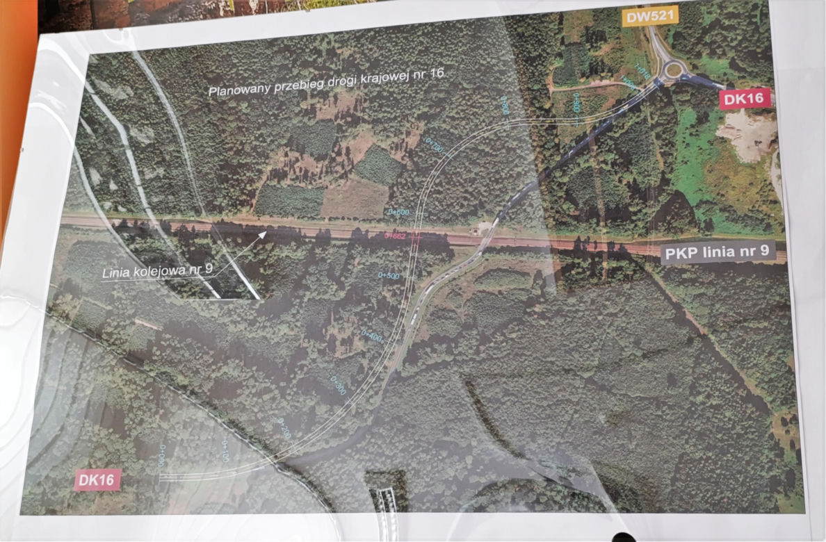 Umowy na wiadukt na DK16 nad linią kolejową Iława-Gdynia