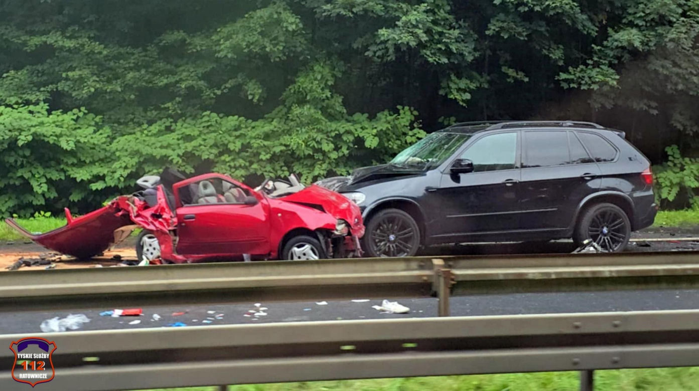 Tragiczny w skutkach wypadek na trasie DK86 w Katowicach