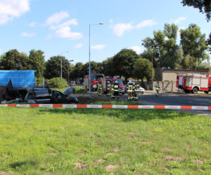 Wypadek w Pleszewie. Nie żyje jedna osoba [ZDJĘCIA]
