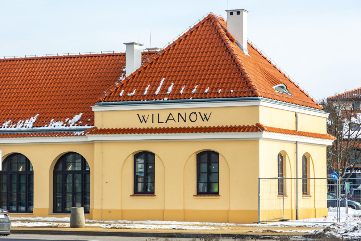 Dawny dworzec Warszawa Wilanów po remoncie