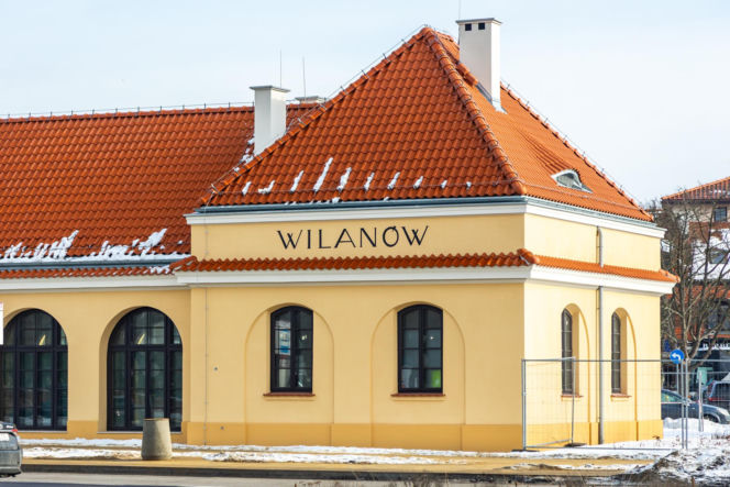 Dawny dworzec Warszawa Wilanów po remoncie