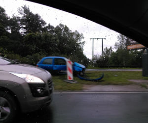 Kraksa na ulicy Fordońskiej