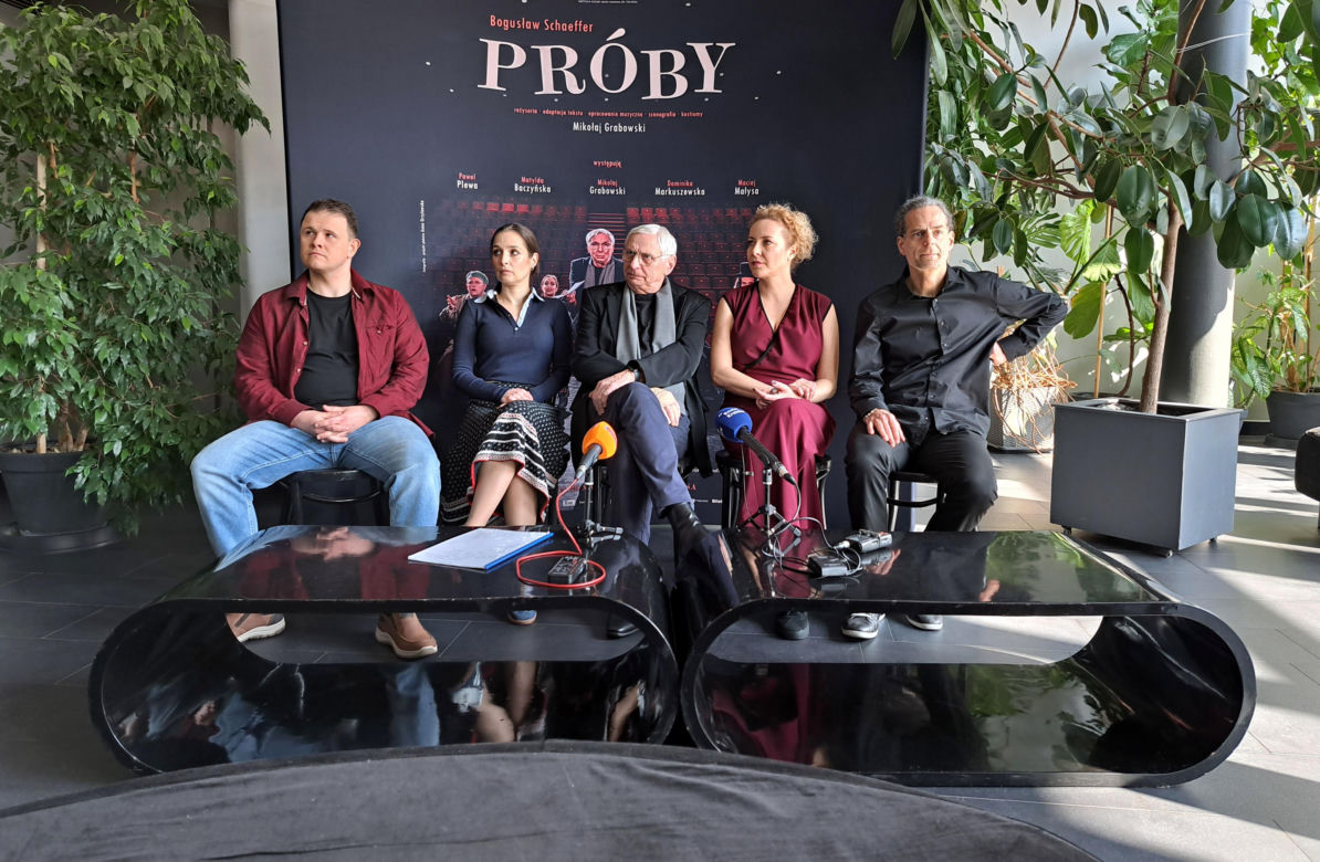 Spektakl "Próby" w Teatrze im. L. Solskiego w Tarnowie