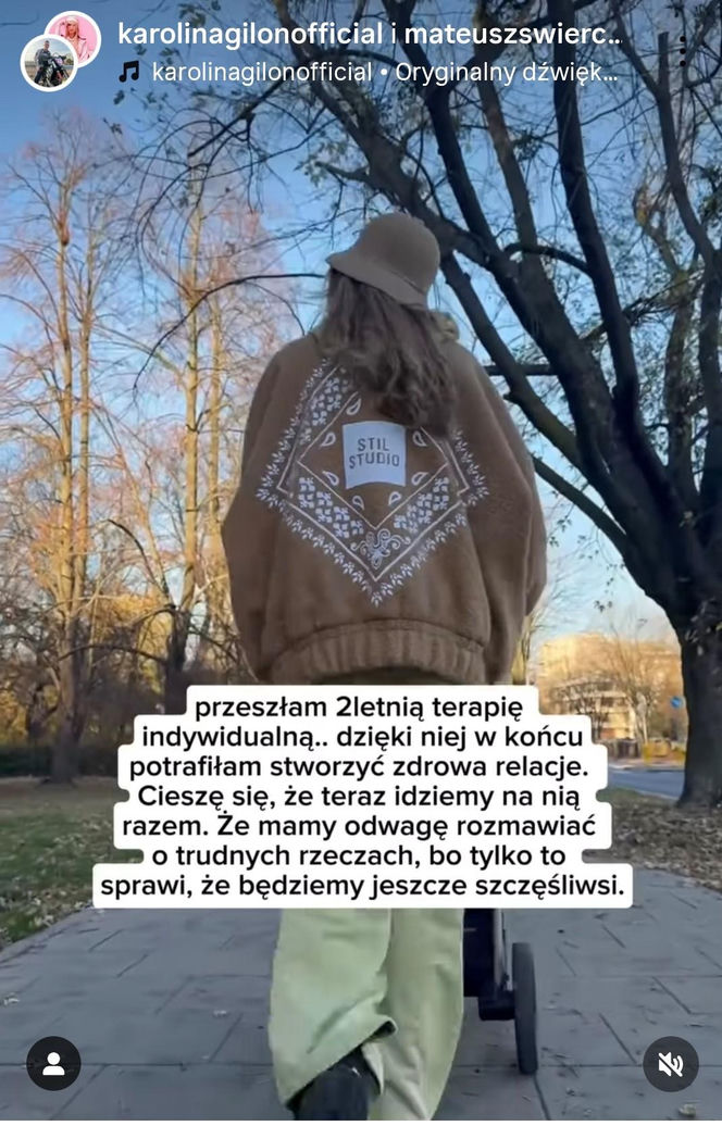 Kryzys w związku Karoliny Gilon? Prezenterka wraz z partnerem idzie na terapię dla par