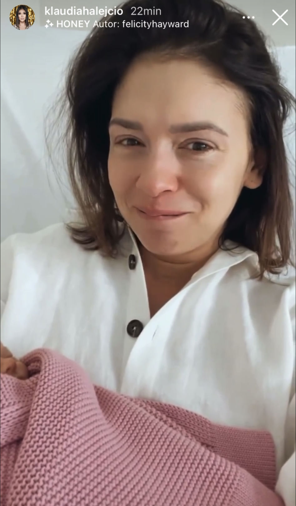 Klaudia Halejcio urodziła